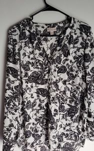 Floral Paisley Print Blouse